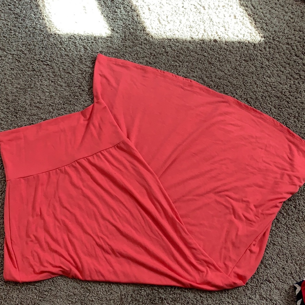 Light pink maxi skirt